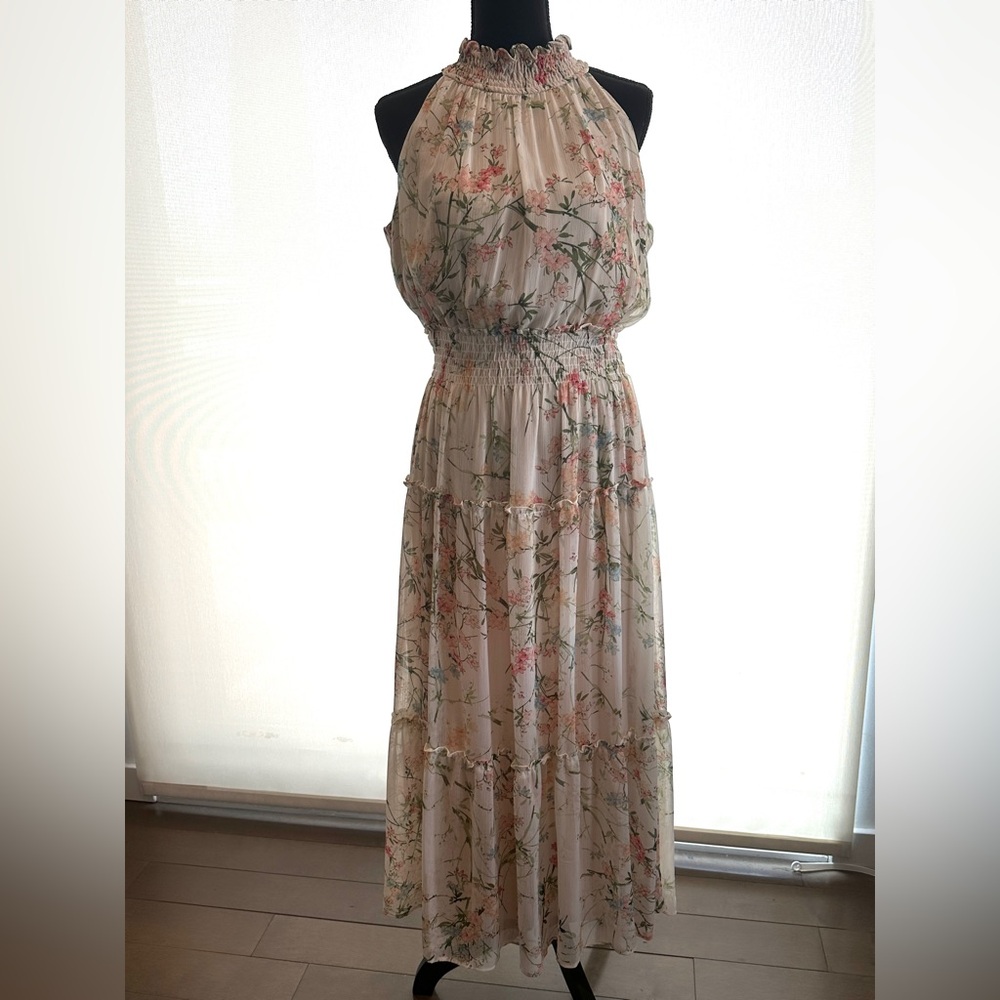 TAYLOR Midi Halter Dress